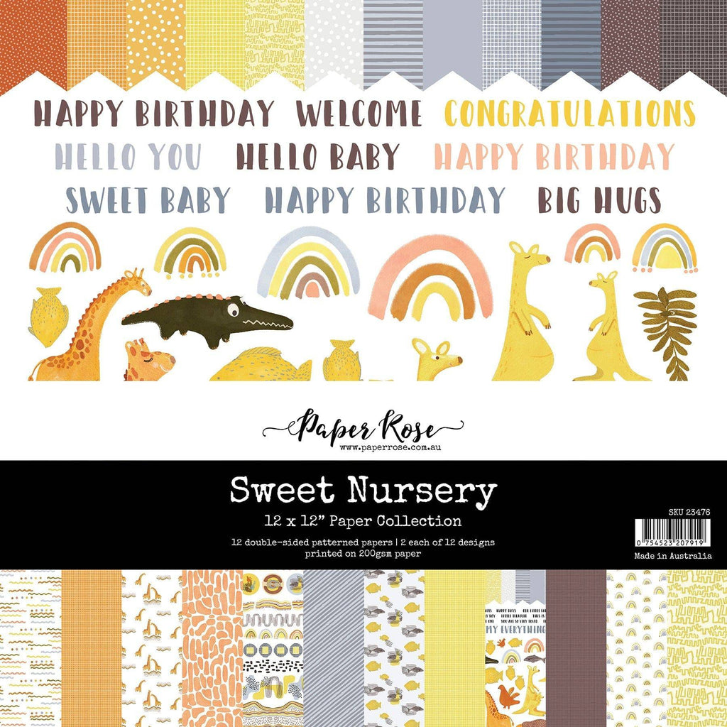 Sweet Nursery 12x12 Paper Collection 23476 - Paper Rose Studio