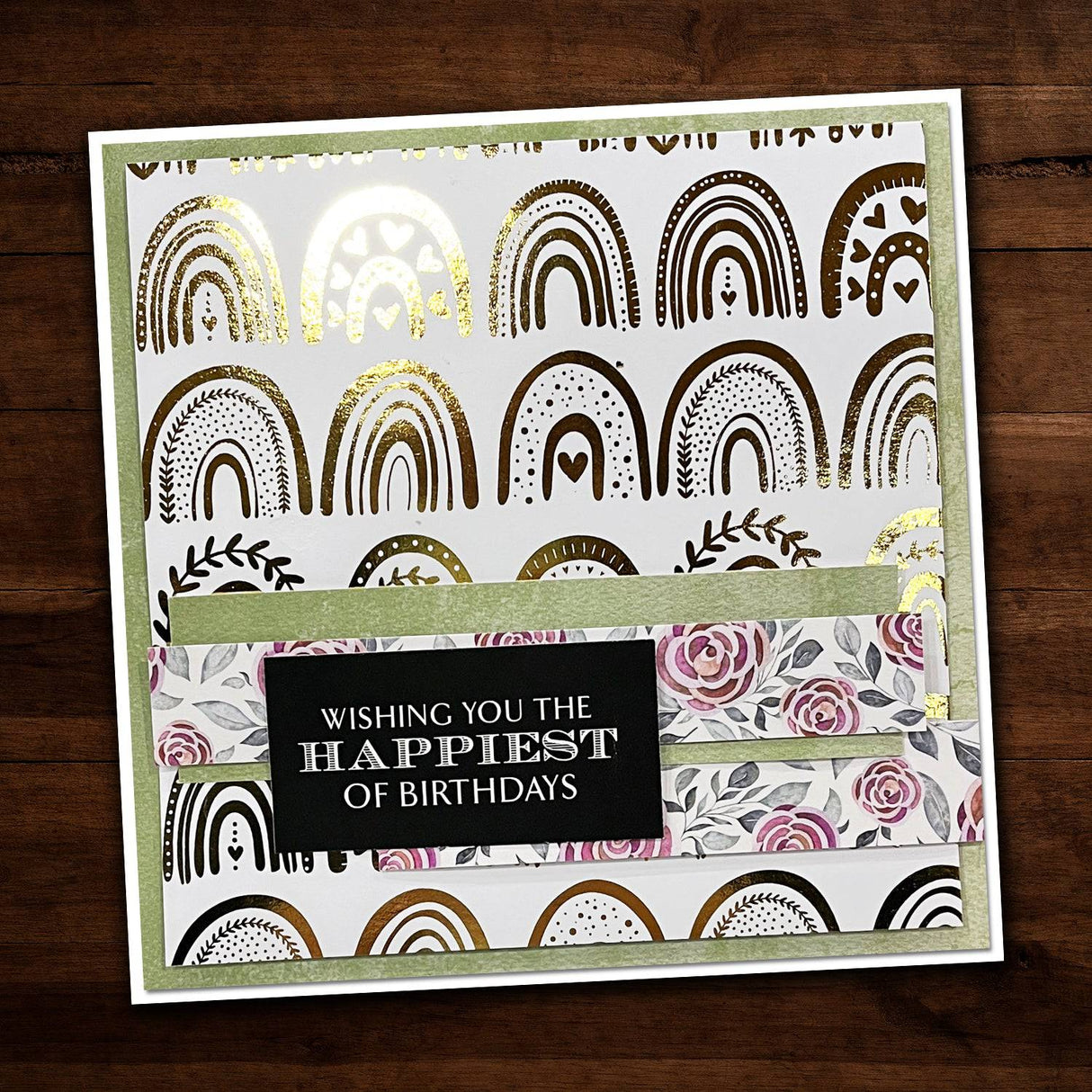 Sweet Rainbows 12x12 Paper Collection 26275 - Foil - Paper Rose Studio