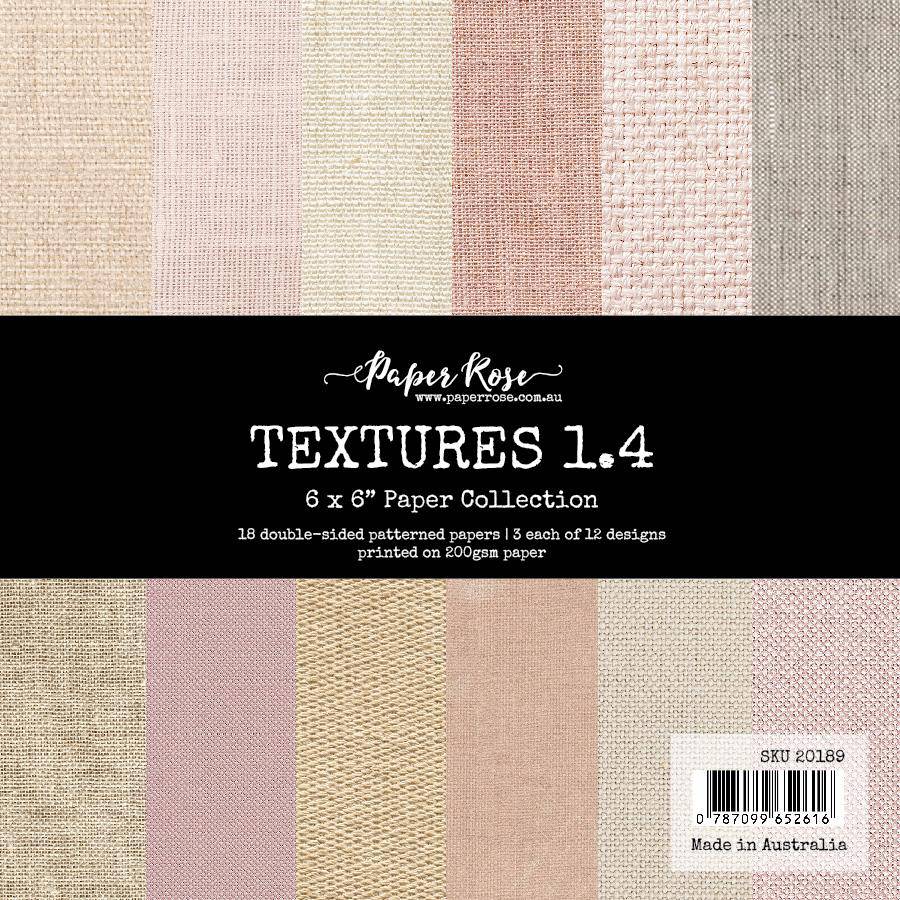Textures 1.4 6x6 Paper Collection 20189 - Paper Rose Studio