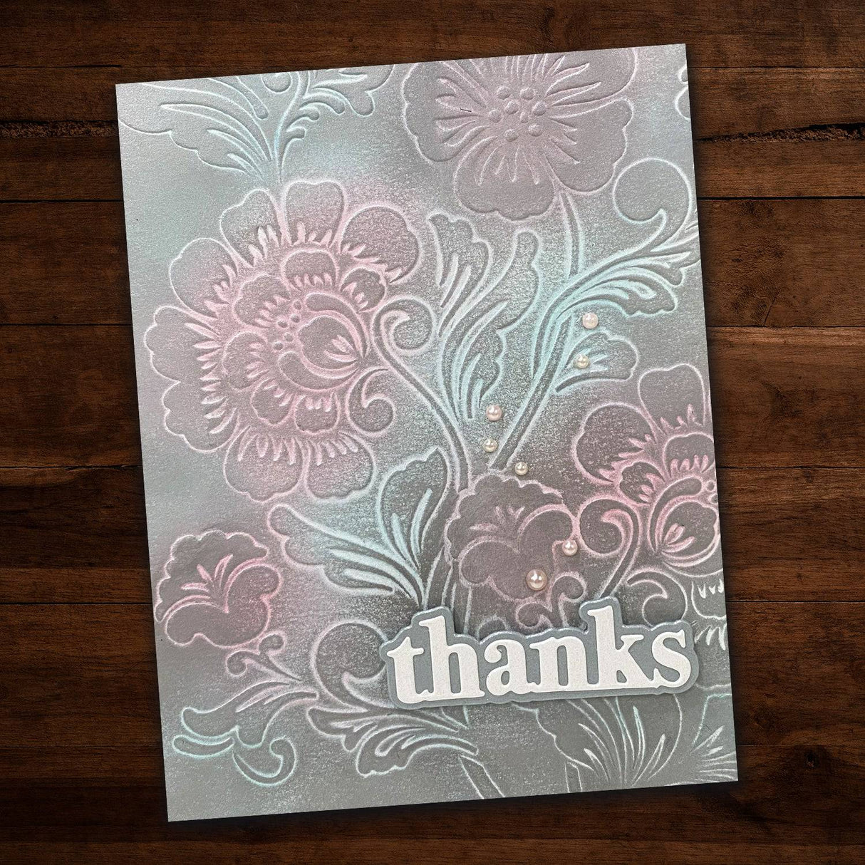 Thanks Chunky Double Layered Metal Cutting Die 19541 - Paper Rose Studio