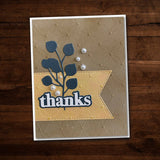 Thanks Chunky Double Layered Metal Cutting Die 19541 - Paper Rose Studio