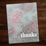 Thanks Chunky Double Layered Metal Cutting Die 19541 - Paper Rose Studio