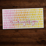 Thinking of You Fine Script Layered Metal Cutting Die 20910 - Paper Rose Studio