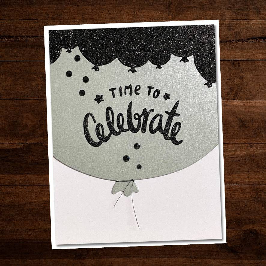 Time to Celebrate Metal Cutting Die 21150 - Paper Rose Studio