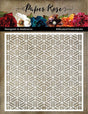 Triangle Weave 6x6" Stencil 19253 - Paper Rose Studio