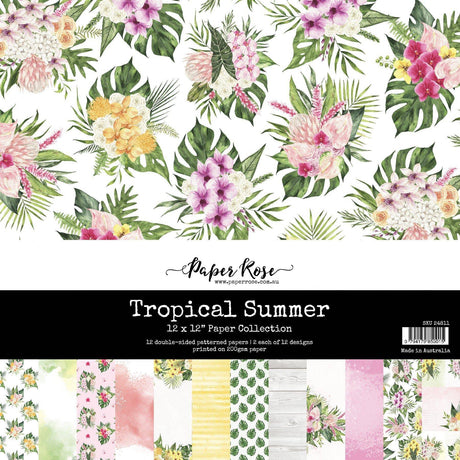 Tropical Summer 12x12 Paper Collection 24811 - Paper Rose Studio