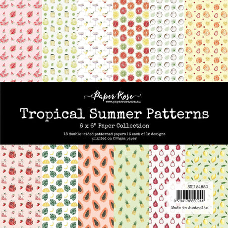 Tropical Summer Patterns 6x6 Paper Collection 24880 - Paper Rose Studio