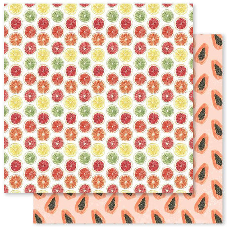 Tropical Summer Patterns B 12x12 Paper (12pc Bulk Pack) 24865 - Paper Rose Studio