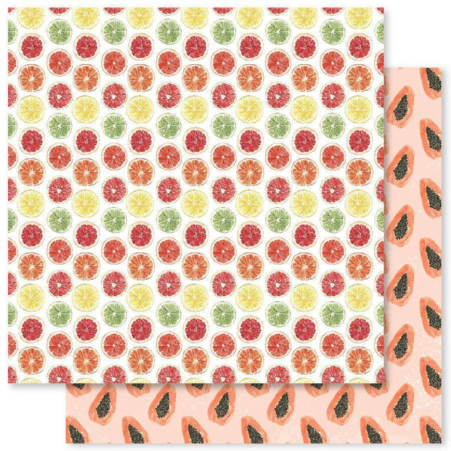 Tropical Summer Patterns B 12x12 Paper (12pc Bulk Pack) 24865 - Paper Rose Studio