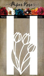 Tulip Border 1 Metal Cutting Die 29674 - Paper Rose Studio