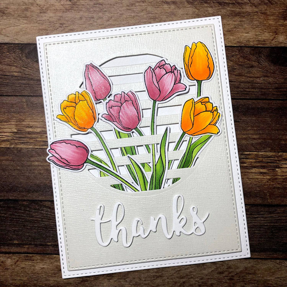 Tulips Clear Stamp Set 17301 - Paper Rose Studio