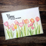 Tulips Clear Stamp Set 17301 - Paper Rose Studio