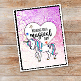 Unicorn Magic Clear Stamp Set 17307 - Paper Rose Studio