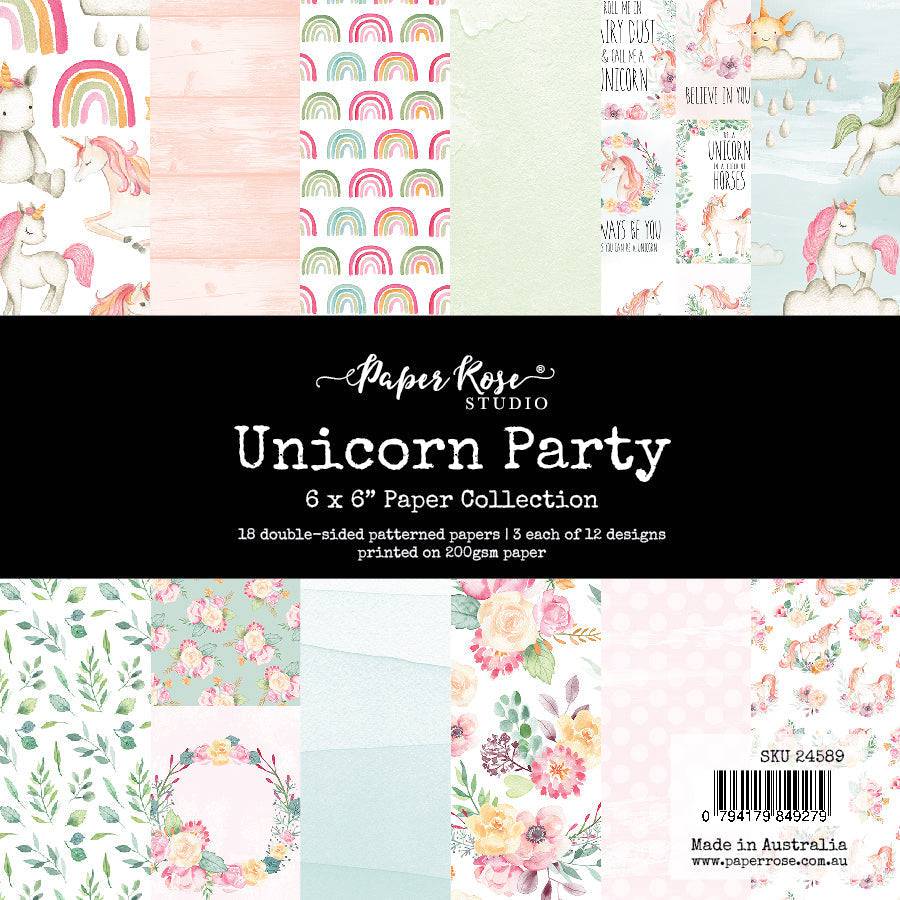 Unicorn Party 6x6 Paper Collection 24589 - Paper Rose Studio