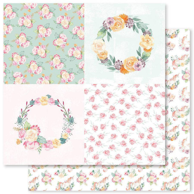 Unicorn Party E 12x12 Paper (12pc Bulk Pack) 24583 - Paper Rose Studio