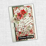 Christmas Time Floral Embossed Die Cuts 31130 - Paper Rose Studio