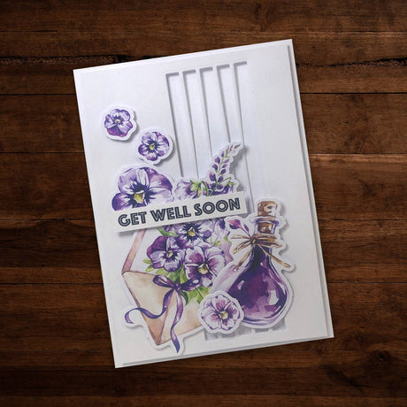 Vertical Stripe Border Metal Cutting Die 28393 - Paper Rose Studio