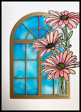 Victorian Arched Window Metal Cutting Die 17388 - Paper Rose Studio