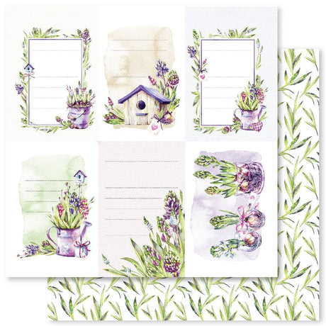 Violet Garden B 12x12 Paper (12pc Bulk Pack) 28369 - Paper Rose Studio