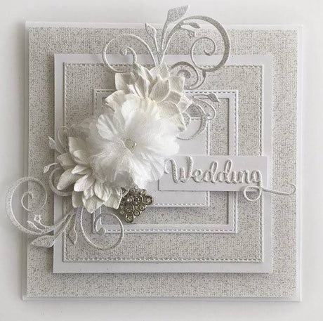 Wedding Engagement Small Metal Cutting Die 16904 - Paper Rose Studio