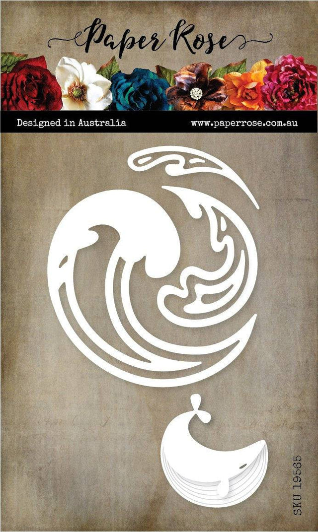 Whale Wave Metal Cutting Die 19565 - Paper Rose Studio