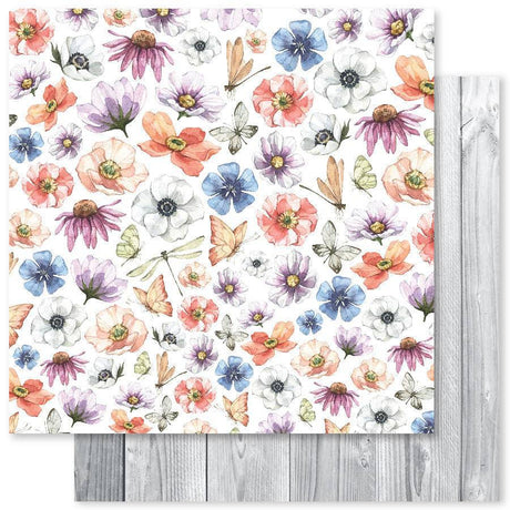 Wildflower Field F 12x12 Paper (12pc Bulk Pack) 24700 - Paper Rose Studio