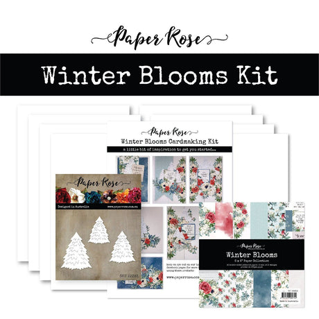 Winter Blooms Cardmaking Kit 22780 - Paper Rose Studio