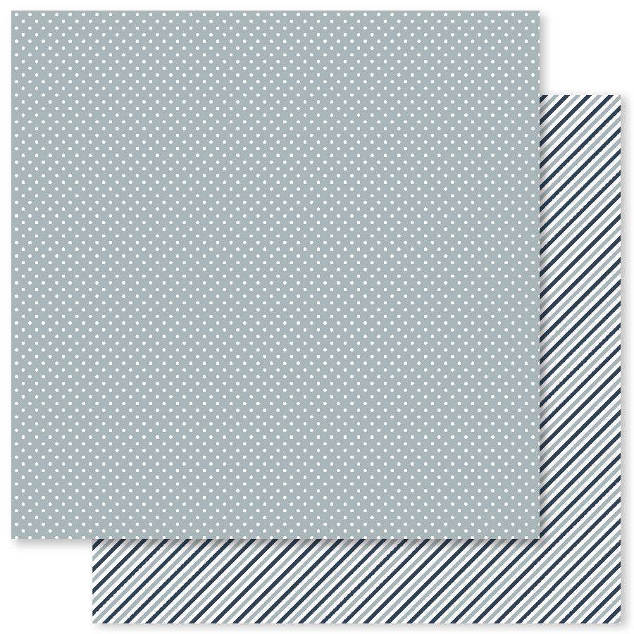 Winter Dots & Stripes F 12x12 Paper (12pc Bulk Pack) 22888 - Paper Rose Studio