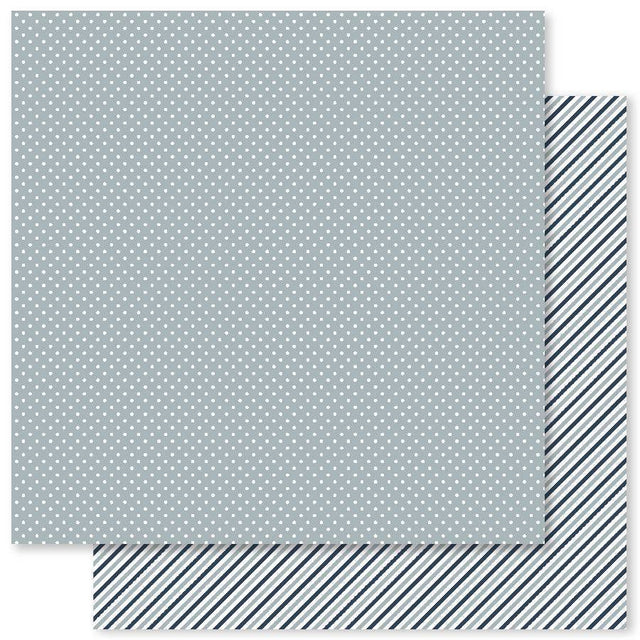 Winter Dots & Stripes F 12x12 Paper (12pc Bulk Pack) 22888 - Paper Rose Studio