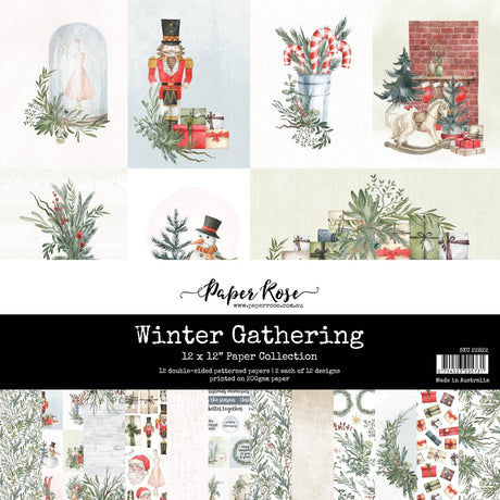 Winter Gathering 12x12 Paper Collection 22822 - Paper Rose Studio