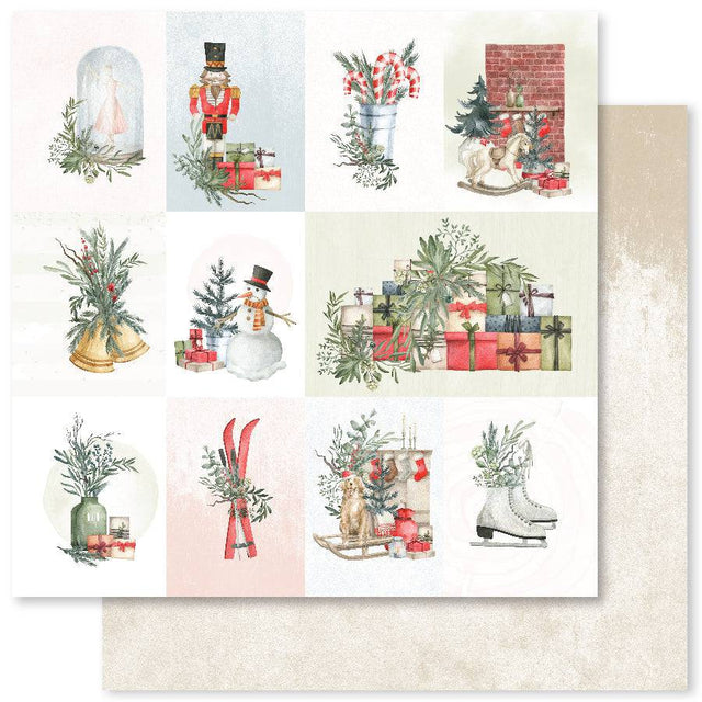 Winter Gathering C 12x12 Paper (12pc Bulk Pack) 22831 - Paper Rose Studio