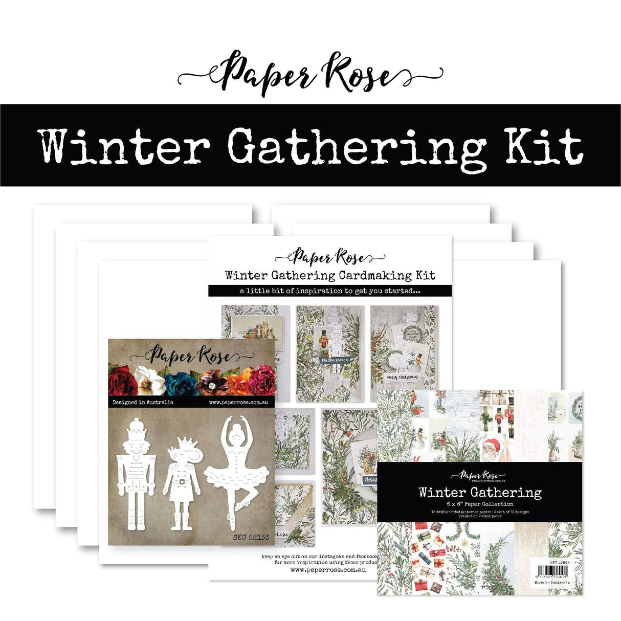 Winter Gathering Cardmaking Kit 23086 - Paper Rose Studio