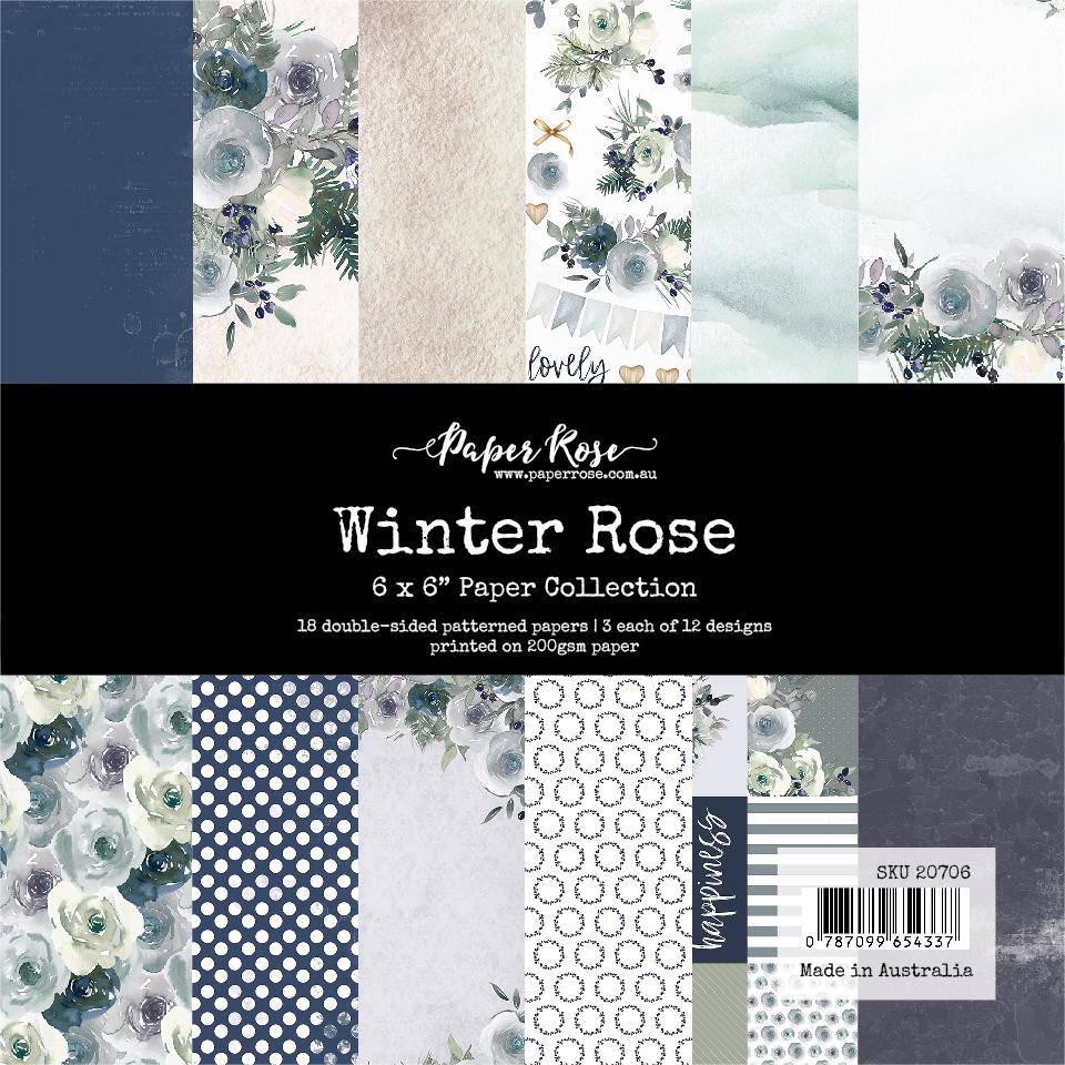 Winter Rose 6x6 Paper Collection 20706 - Paper Rose Studio