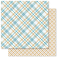 Winter Woodland Plaids B 12x12 Paper (12pc Bulk Pack) 23884 - Paper Rose Studio