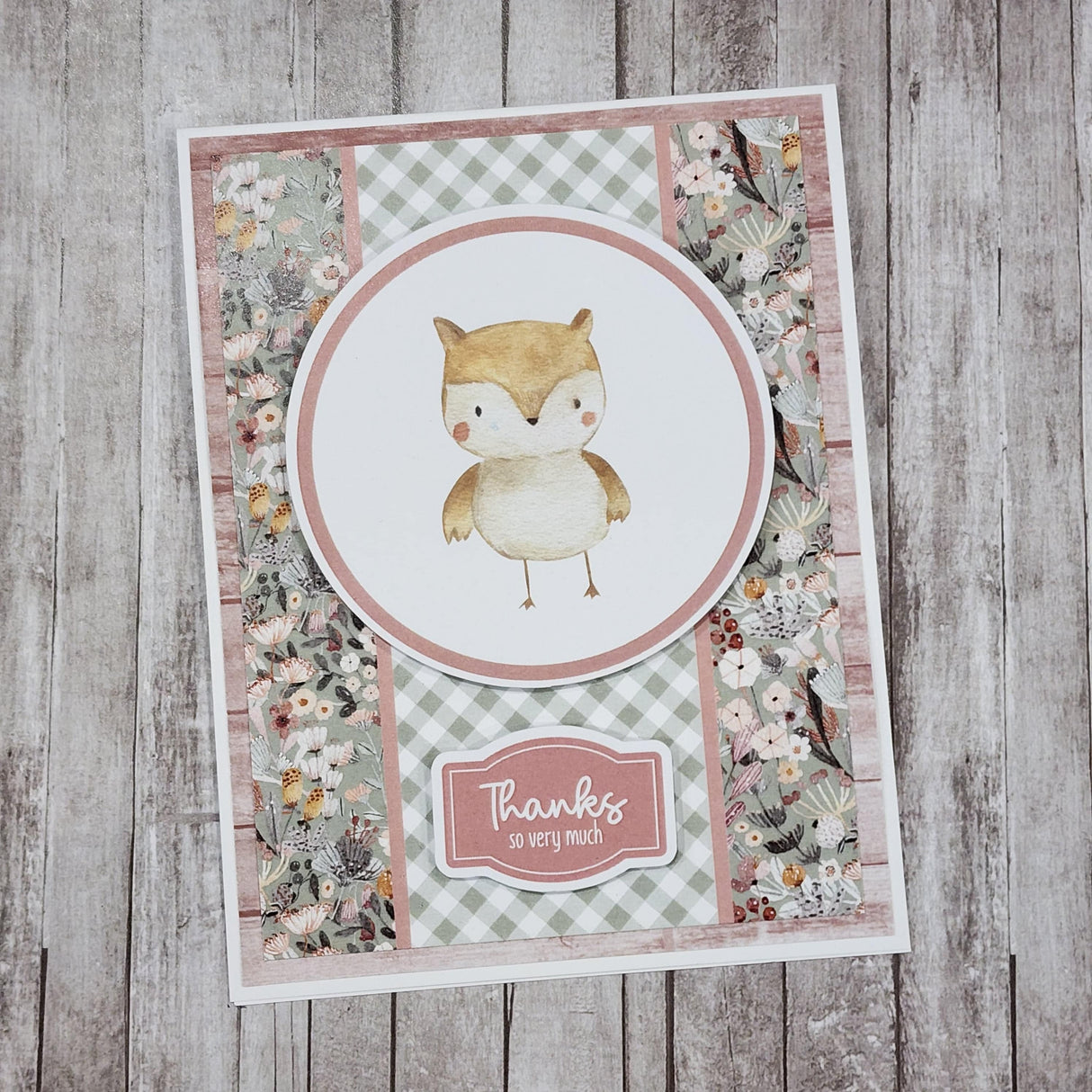 Woodland Friends 6x8" Die Cuts & Sentiments 29985 - Paper Rose Studio