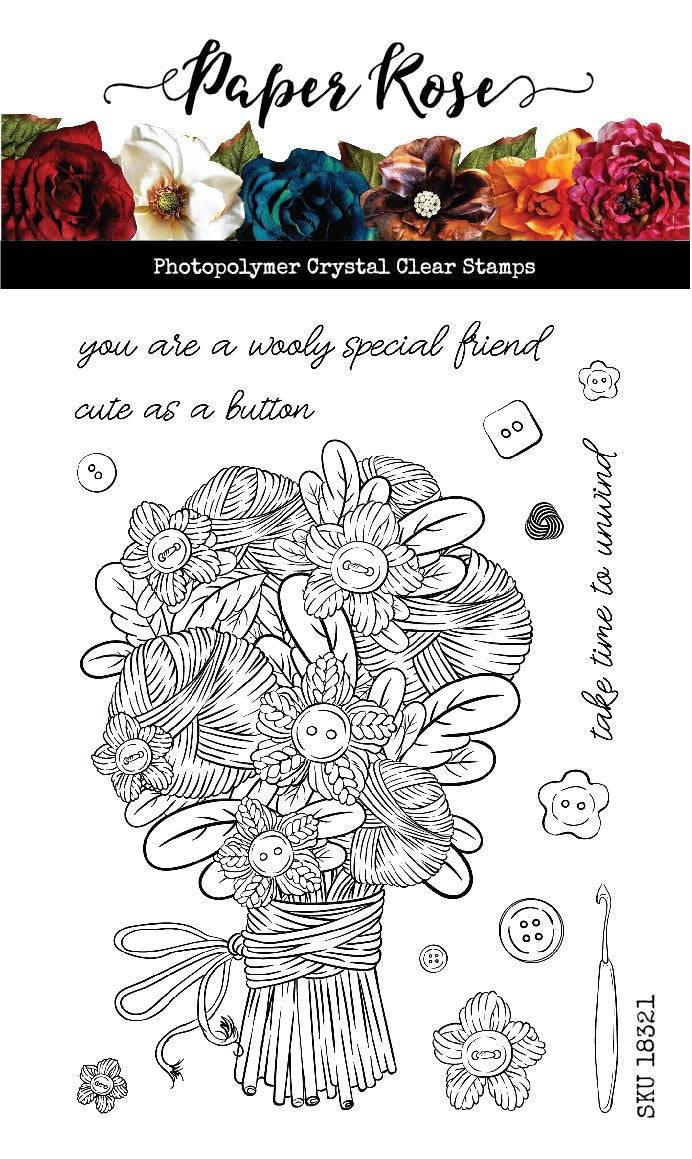 Wooly Special Friend 4x6" Clear Stamp Set 18321 - Paper Rose Studio